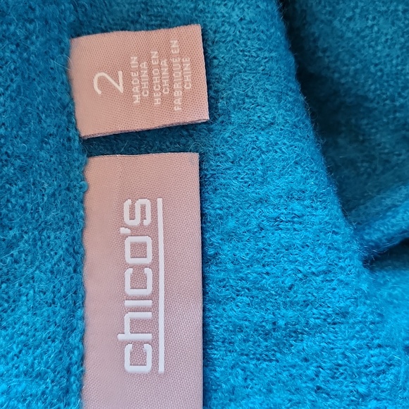 Woman's Chicos Wool Blazer - Picture 3 of 4